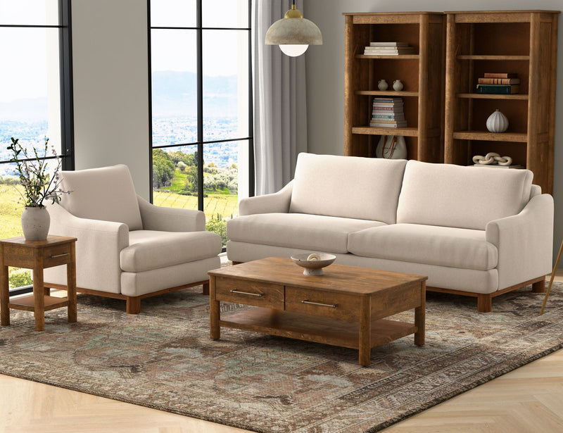 Olimpia - Loveseat - Towny Brown
