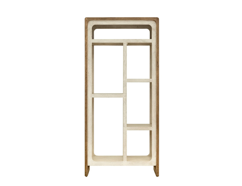 Evoke - Bookcase - Ivory / Brown