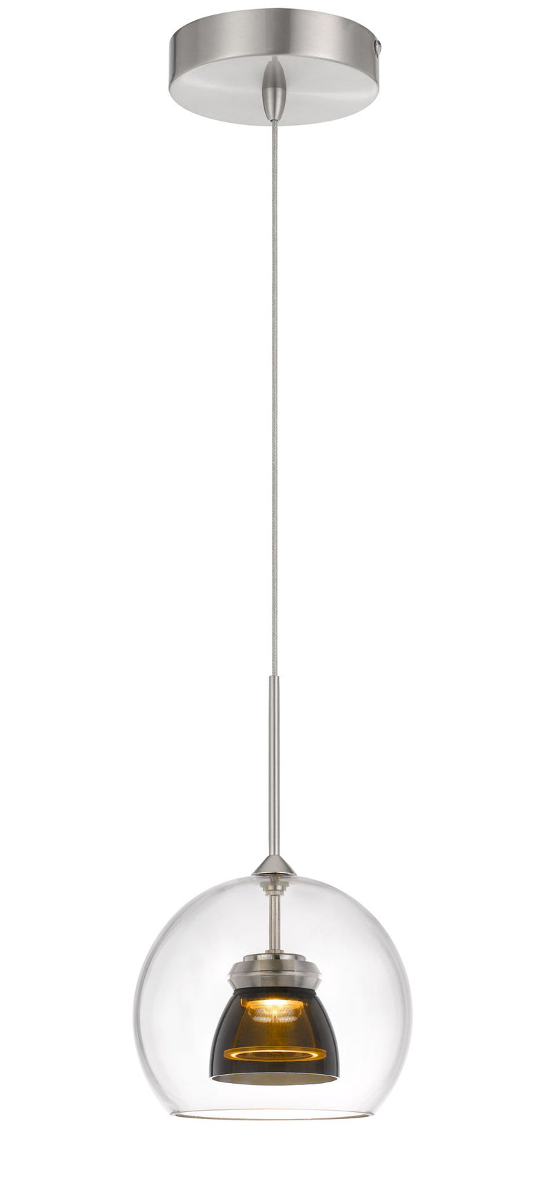 11.5" Height Pendant - Smoked
