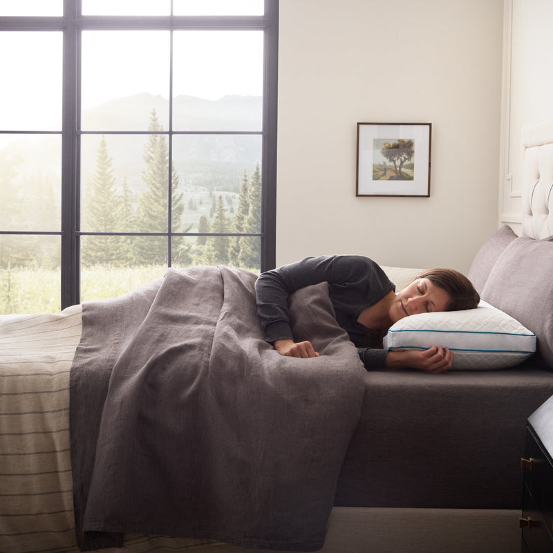 Malouf - Foam & Fiber Pillow With PE Cover