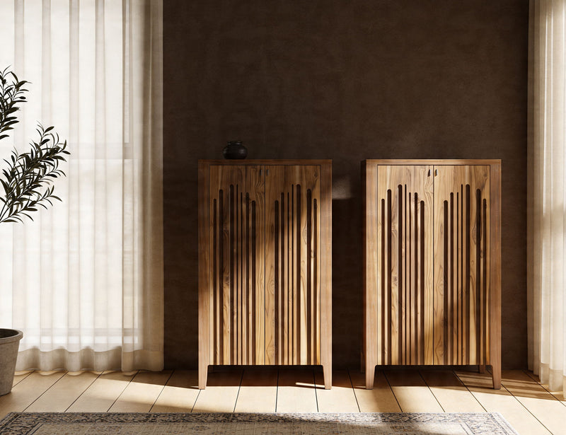 Porter - 2 Door Console - Brown