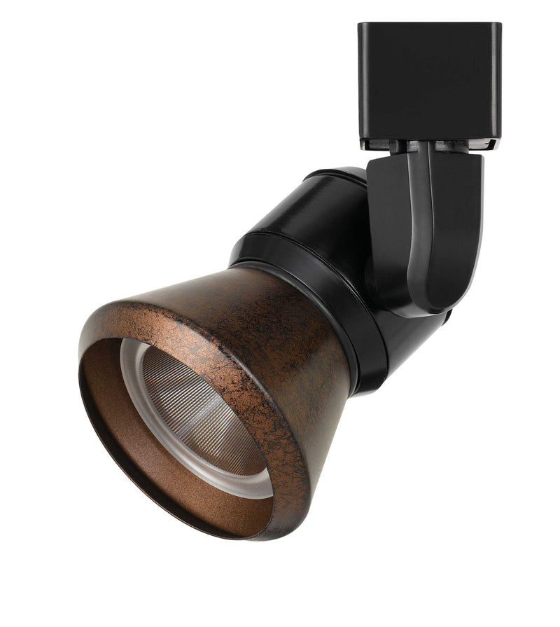 6.25" Height Metal Track Head - Black & Rust