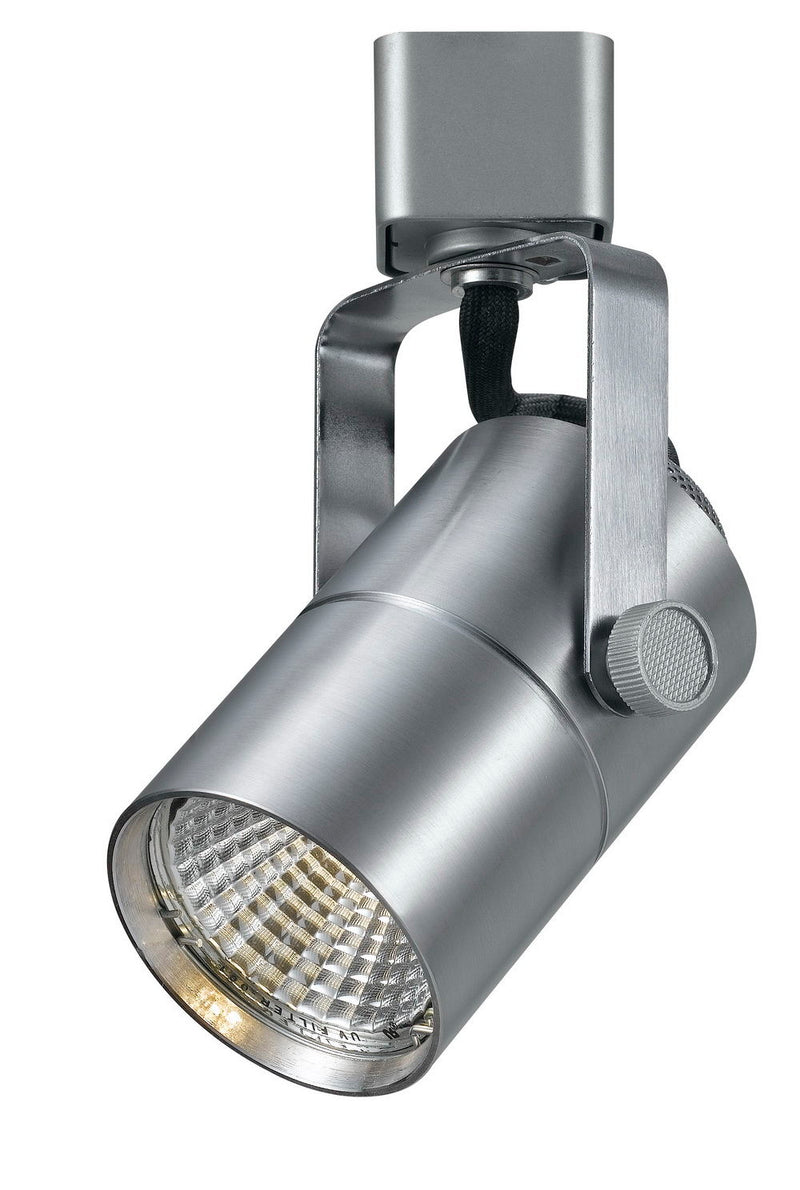 4.8" Height Metal Track Head - Brushed Steel