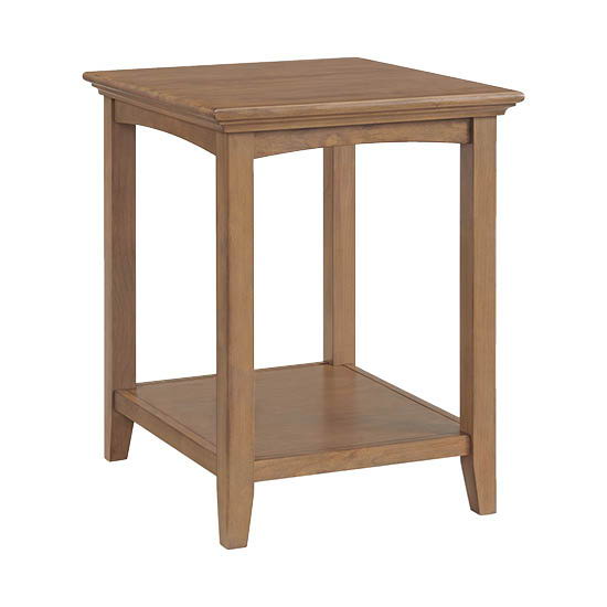 McKenzie - Side Table - Pecan