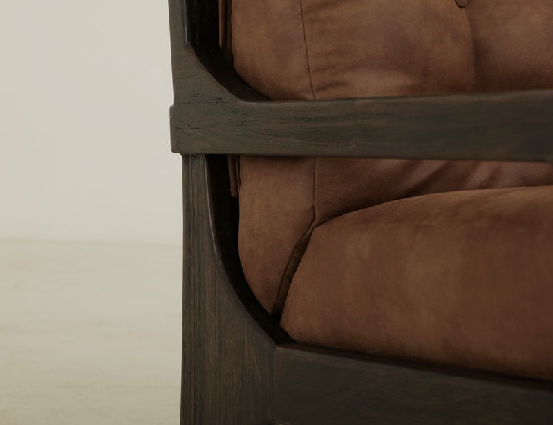 Balam - Upholstered Armchair - Woodsy Brown