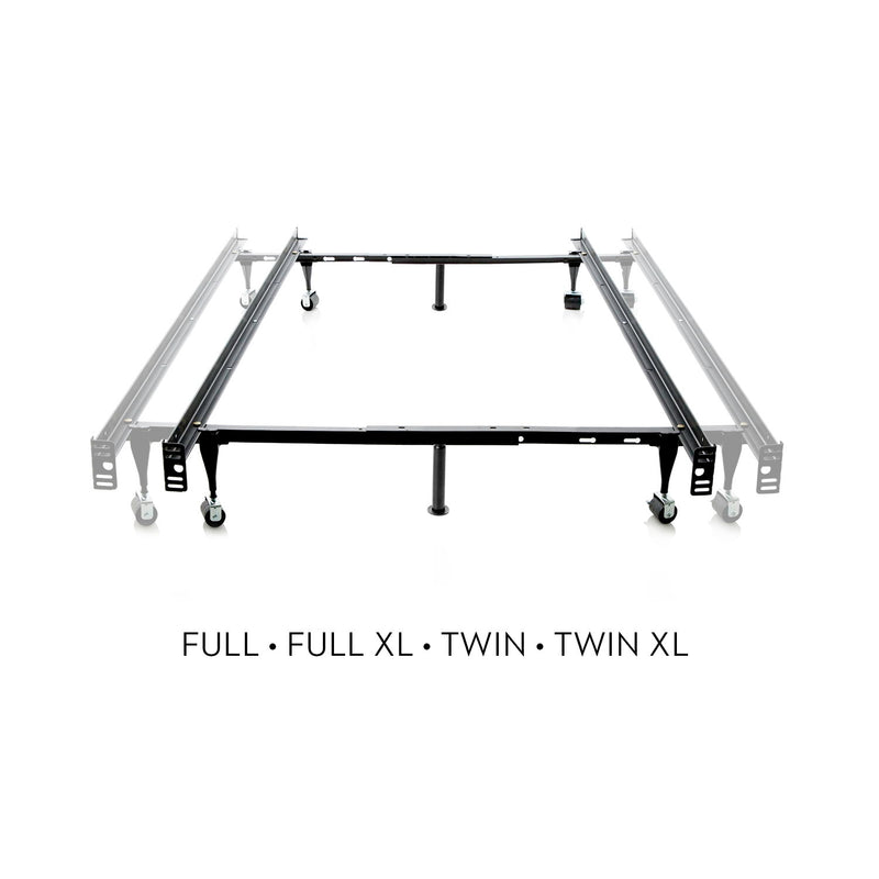 Twin / Full Adjustable Bed Frame - Glides