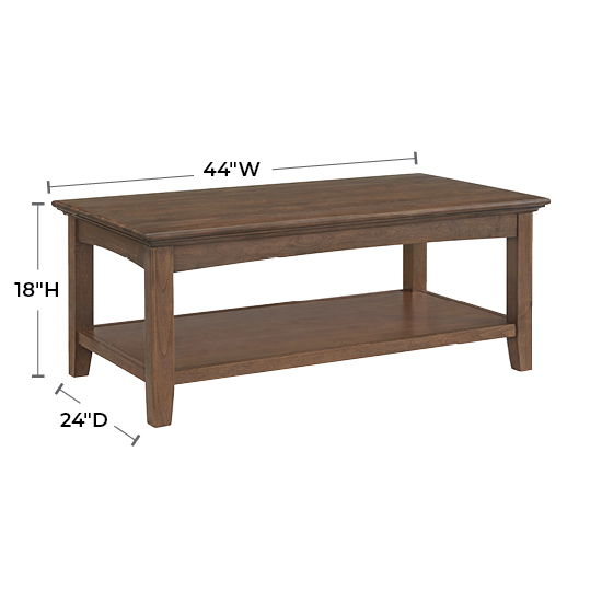 McKenzie - Rectangular Cocktail Table - Java