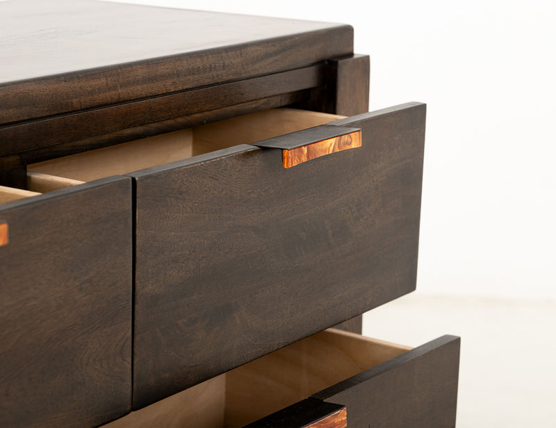 Raramuri - 7 Drawer Dresser - Dark Brown
