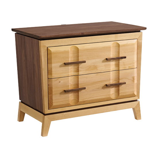 Addison - 2-Drawer Wide Nightstand - Duet