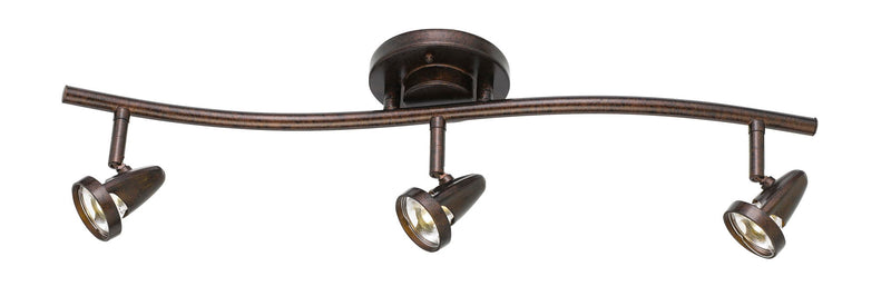 18.75" Height Metal Serpentine Light - Rust