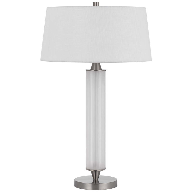 Pavia - 29.75" Height Frosted Glass Table Lamp - Steel