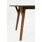 Jofran Copenhagen Round Dining Table Acacia Wood 44-Inch