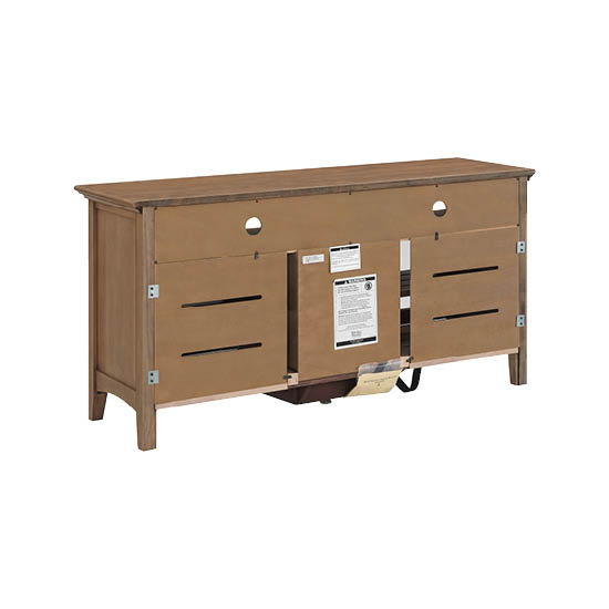 McKenzie - 54'' W Sound Bar Media Console - Pecan
