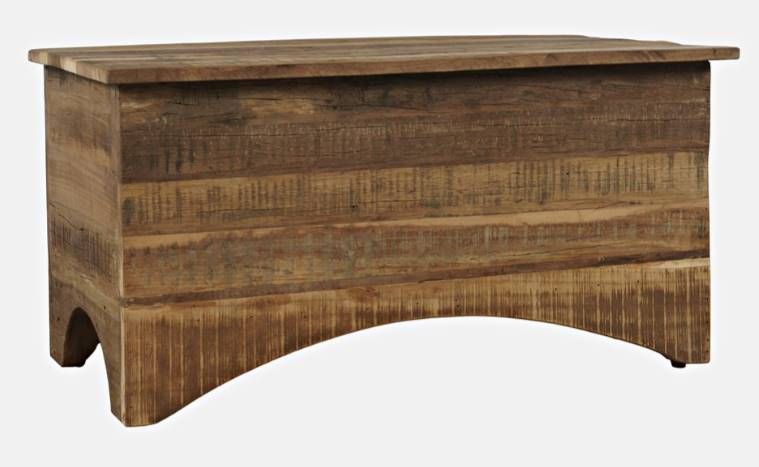 Nan Jofran Reclamation Brown Solid Reclaimed Wood Storage Trunk by Jofran Inc.