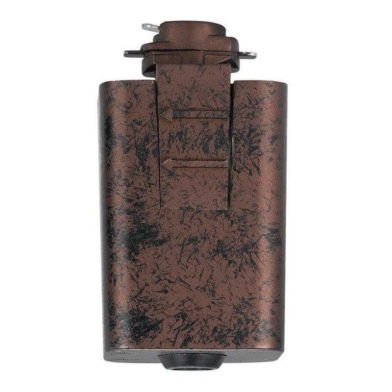 Line Voltage Pendant Track Adopter For Ht Track System - Rust