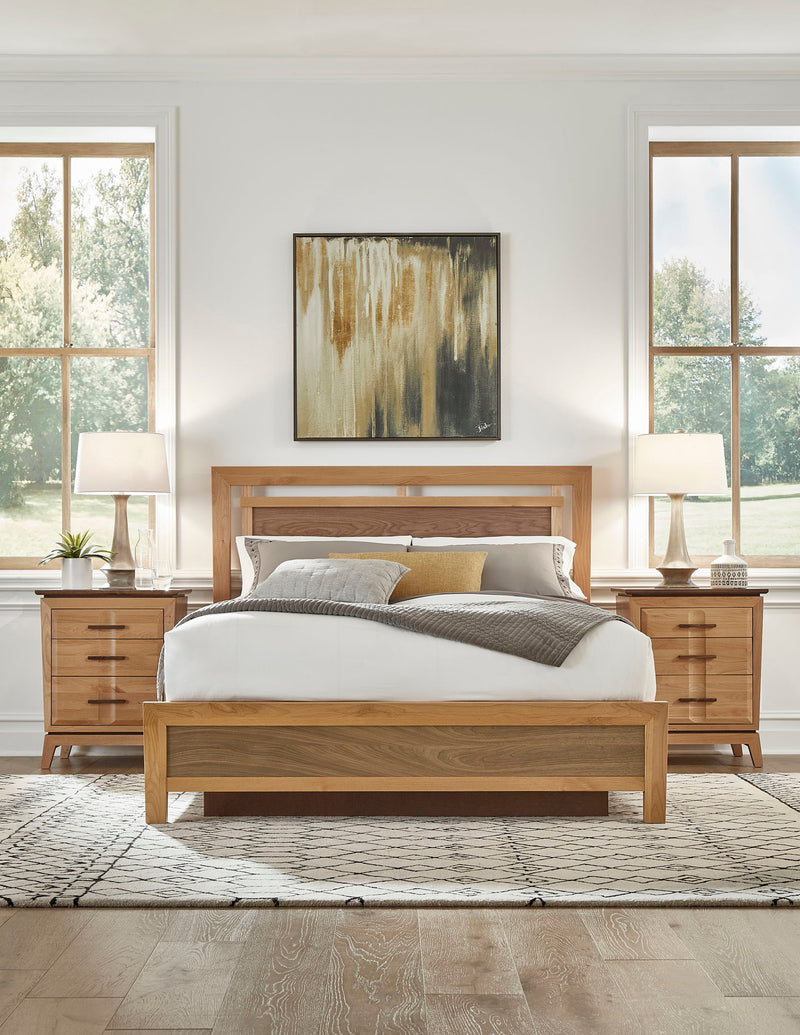 Addison - Queen Panel Storage Bed - Natural