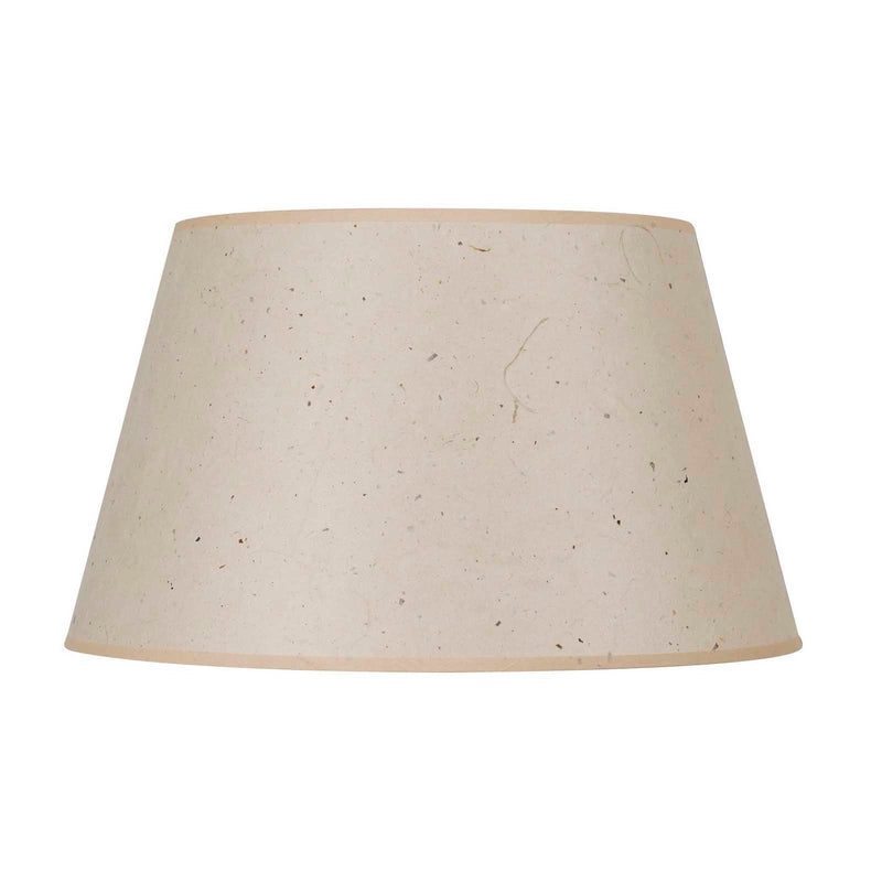 13" Height Paper Shade - Kraft & Pearl Silver - 22" Diameter