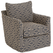 Nan Four Seasons Scout Customizable Slipcovered Fabric Swivel Glider Chair