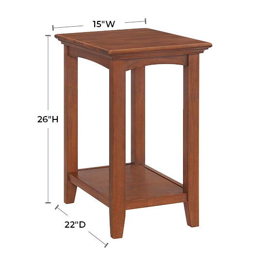 McKenzie - Accent Table - Glazed Antique Cherry