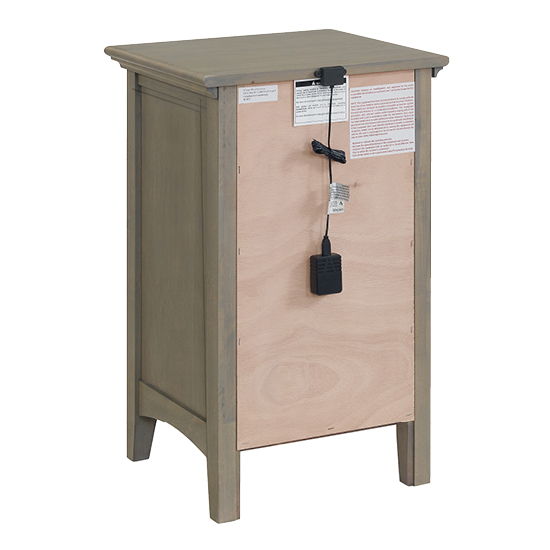 McKenzie - Small 3-Drawer Nightstand - Fieldstone