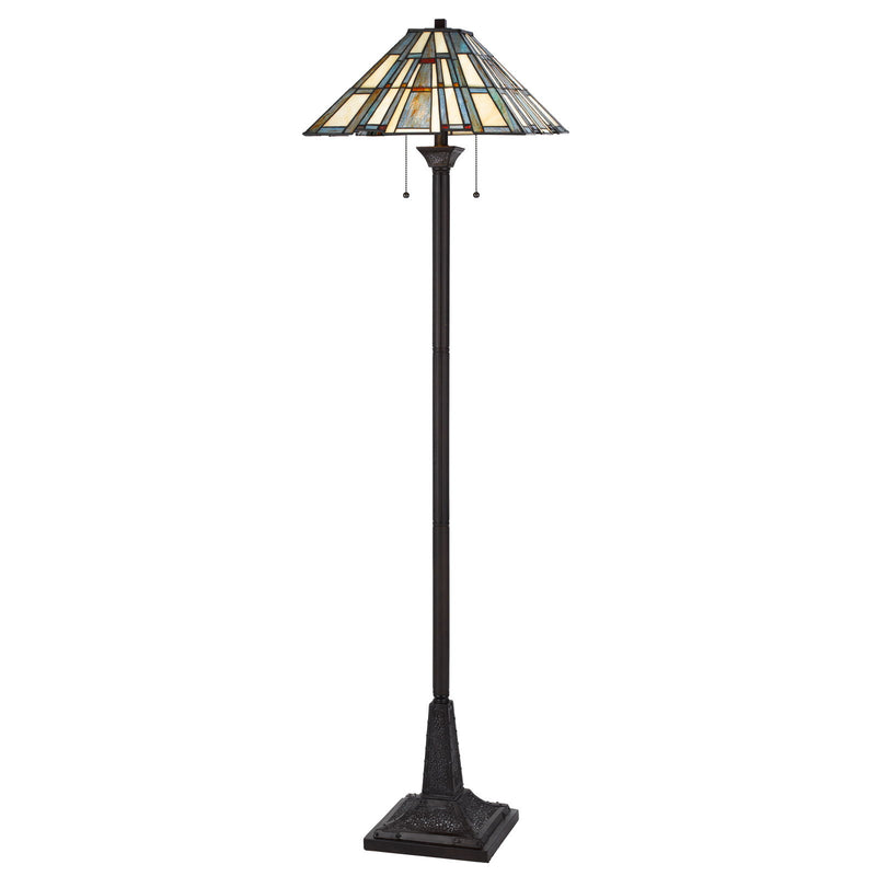 3100 Tiffany - 62" Height Metal / Resin Floor Lamp - Dark Bronze