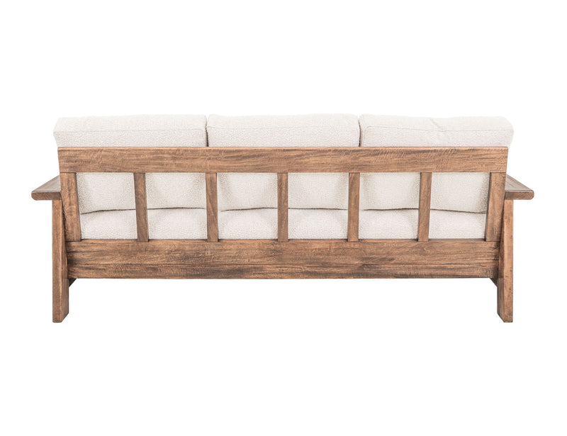 Duna - Sofa - White / Light Brown
