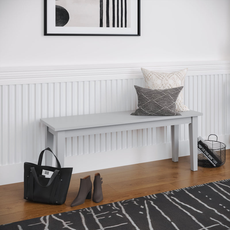 Jofran Simplicity Bench Solid Wood Dining Bench
