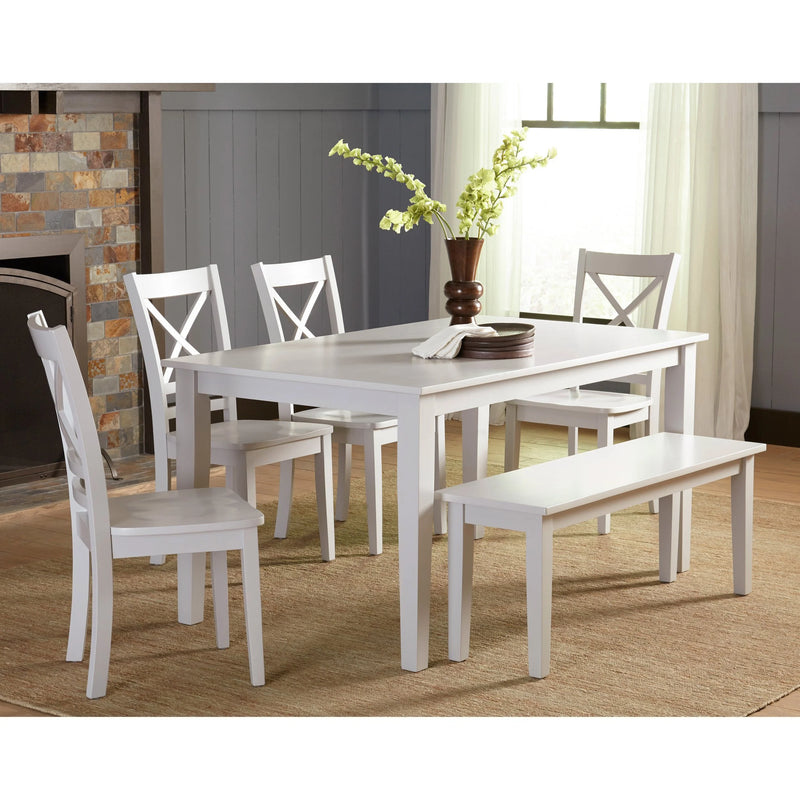 Jofran Simplicity Solid Wood Dining Table 60-Inch Rectangular