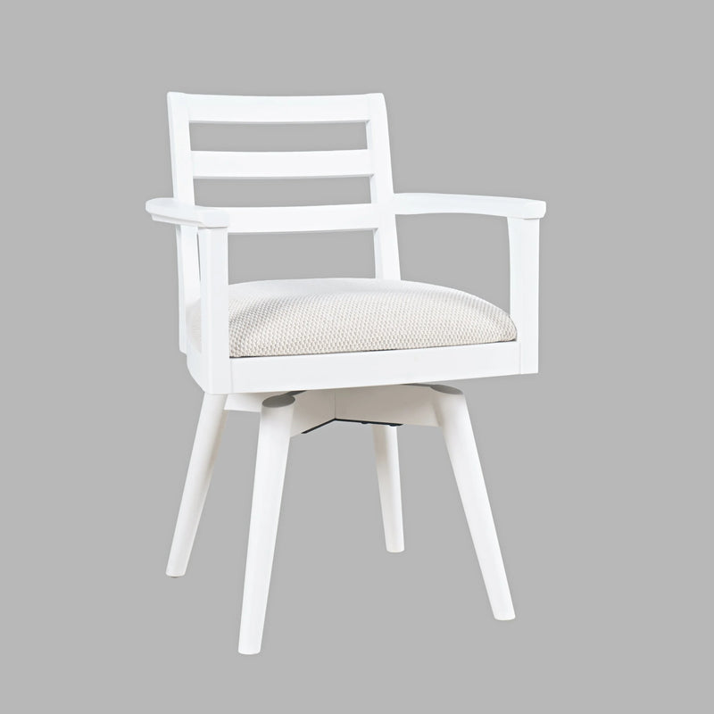 Jofran Axis Ladder Back Swivel Dining Chair Set of Two