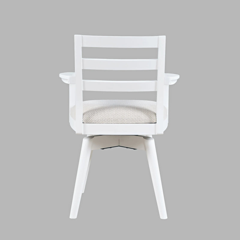 Jofran Axis Ladder Back Swivel Dining Chair Set of Two
