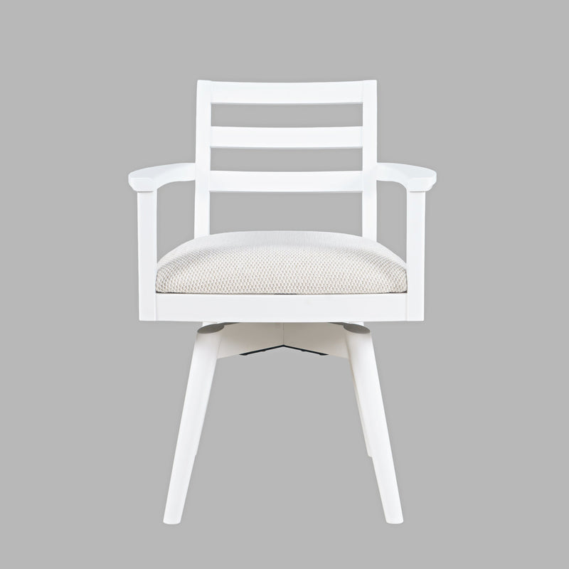 Jofran Axis Ladder Back Swivel Dining Chair Set of Two