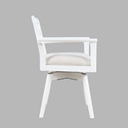 Jofran Axis Ladder Back Swivel Dining Chair Set of Two