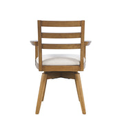 Jofran Axis Ladder Back Swivel Dining Chair Set of Two