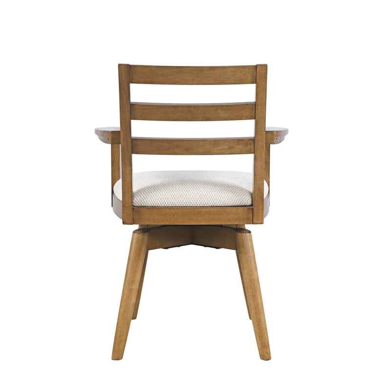Jofran Axis Ladder Back Swivel Dining Chair Set of Two