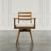 Jofran Axis Ladder Back Swivel Dining Chair Set of Two