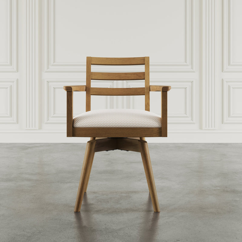 Jofran Axis Ladder Back Swivel Dining Chair Set of Two