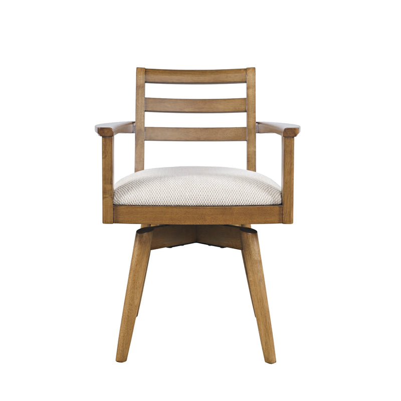 Jofran Axis Ladder Back Swivel Dining Chair Set of Two