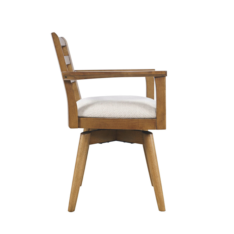 Jofran Axis Ladder Back Swivel Dining Chair Set of Two