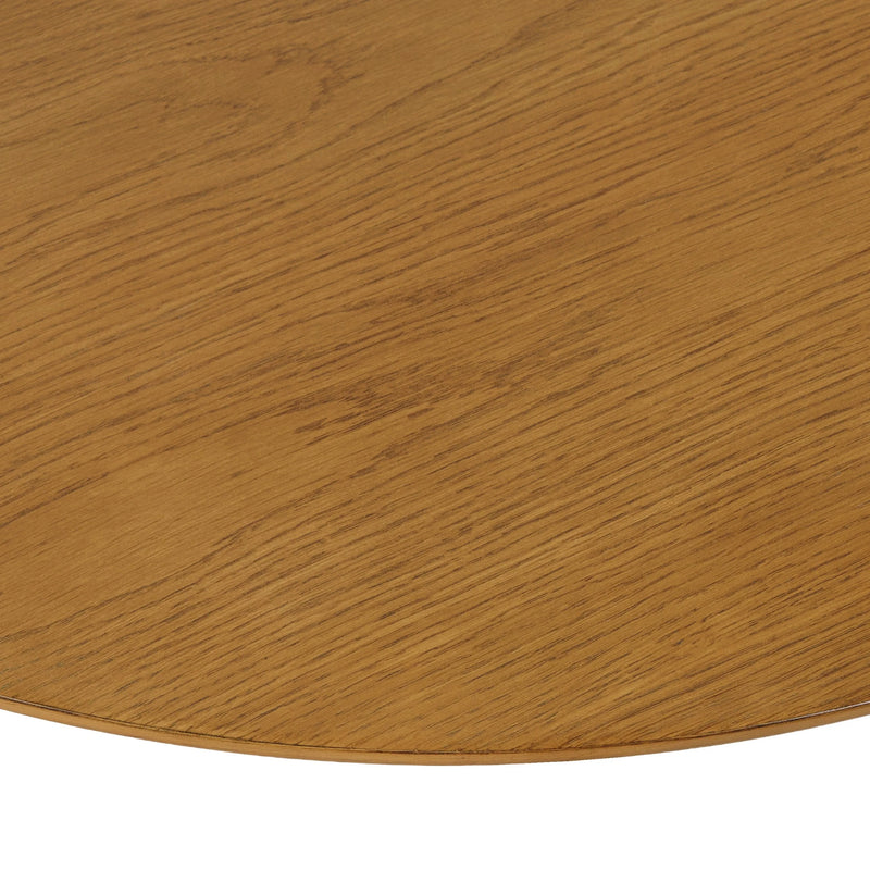 Jofran Axis Round Dining Table in Sable or White Finish