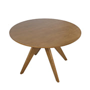 Jofran Axis Round Dining Table in Sable or White Finish