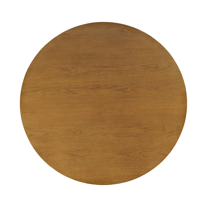 Jofran Axis Round Dining Table in Sable or White Finish