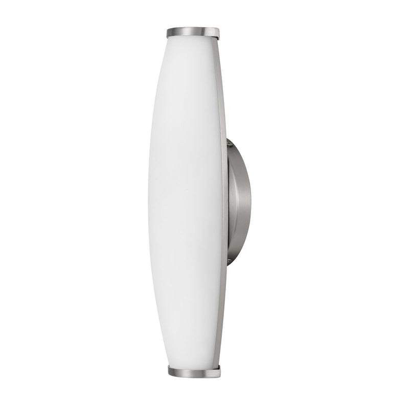 Carmona - 13" Height Wall Lamp - Brushed Steel