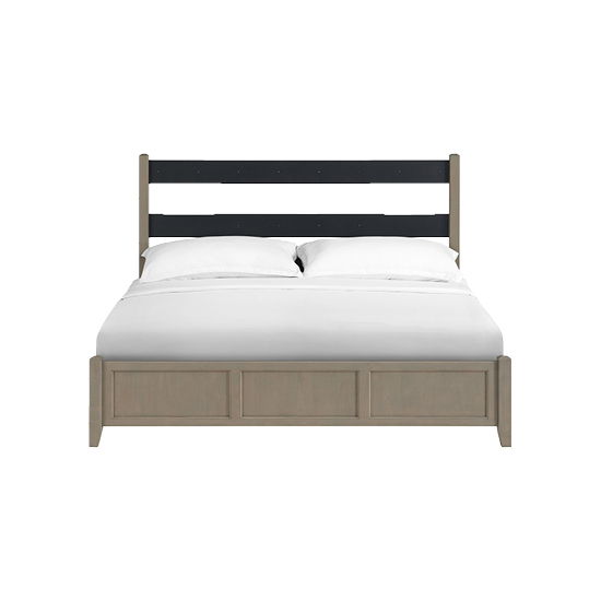 McKenzie - King Upholstered Panel Storage Bed - Fieldstone