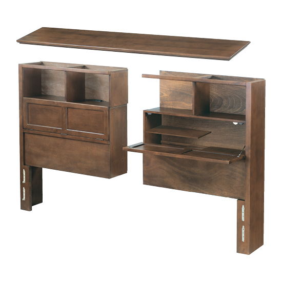 McKenzie - King Classic Bookcase Bed - Java