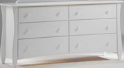 Dresser Night & Day Clove 6 Drawer Solid Wood White Dresser Storage by Night & Day Furniture