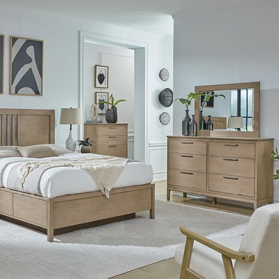 Bailey - 60"W Low Dresser - Nutmeg