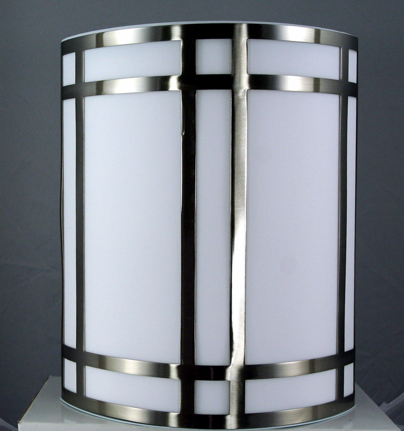 9" Height Metal Wall Lamp With Acrylic Plate