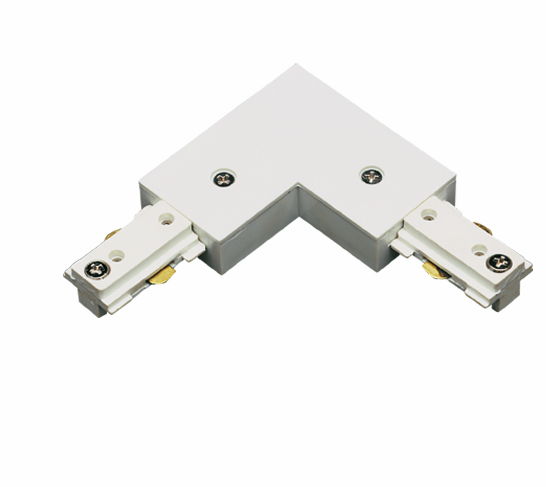 0.8" Height L Connector - White