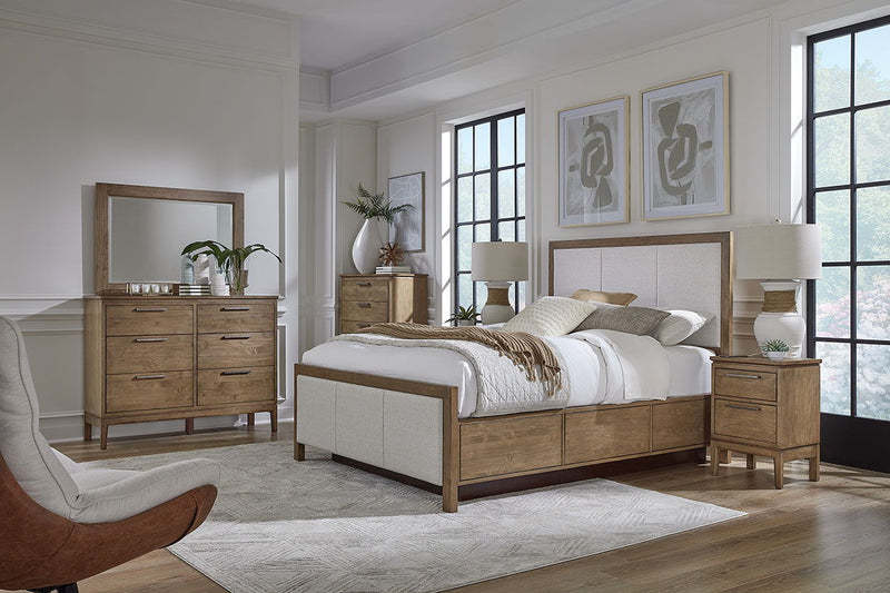 Bailey - Small 2-Drawer Nightstand - Nutmeg