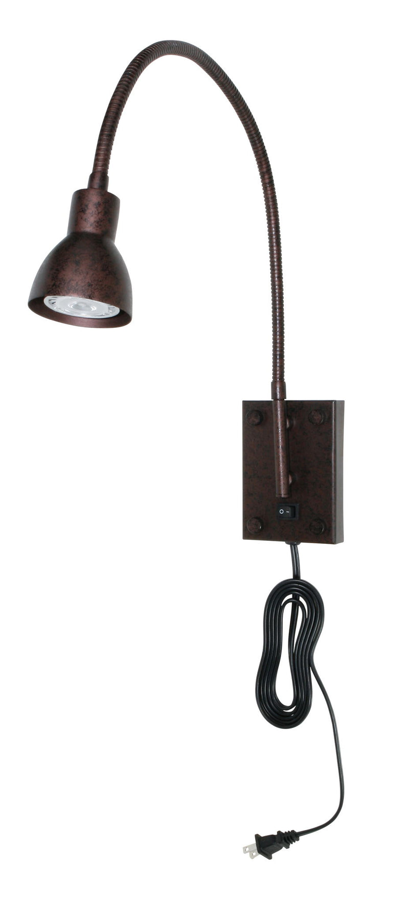 2.62" Height Metal Fixture - Rust